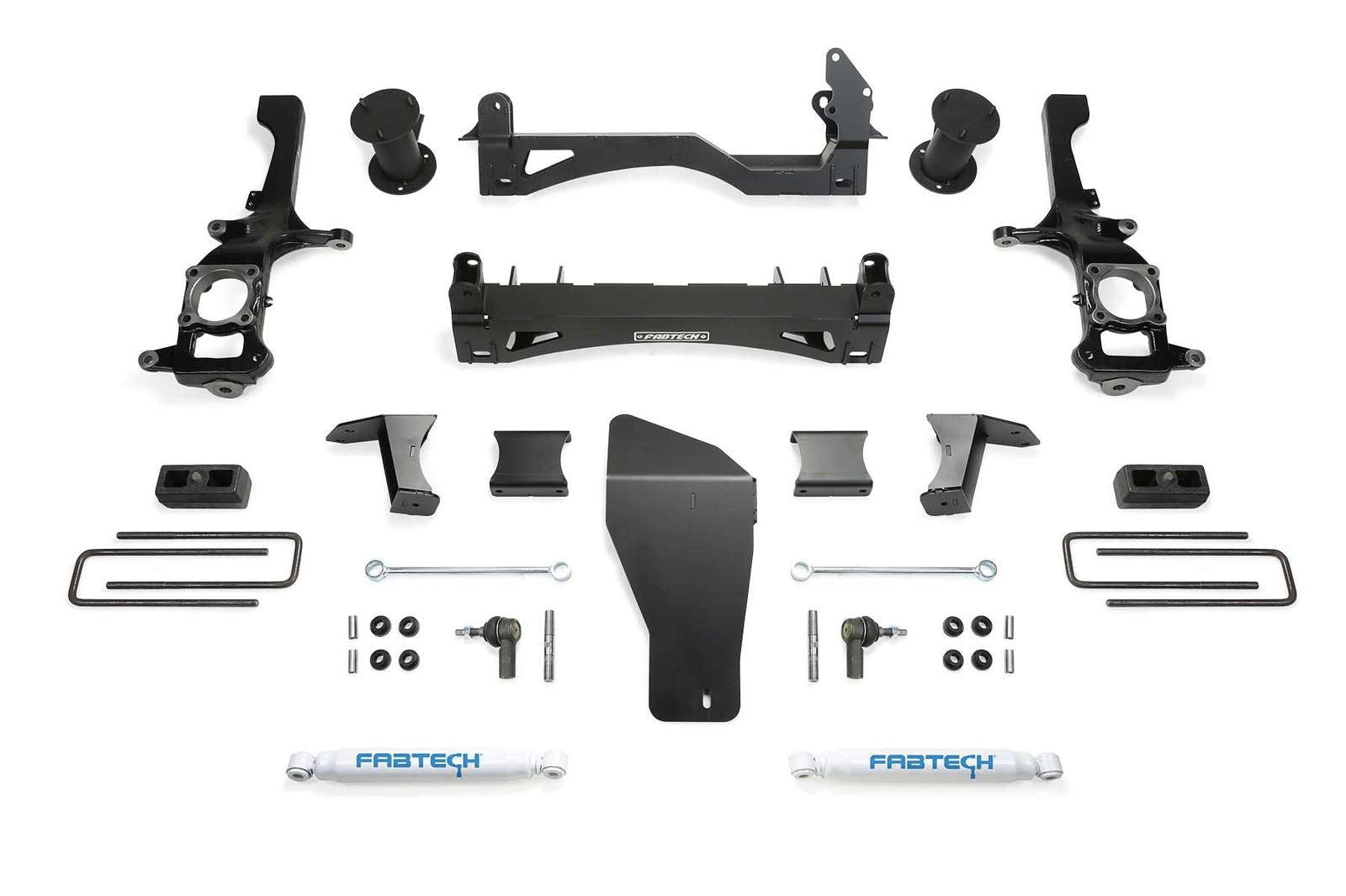 Fabtech 6" Basic System w/Rear Performance Shocks Kit for 2016-2024 Nissan Titan XD 4WD w/6" lift