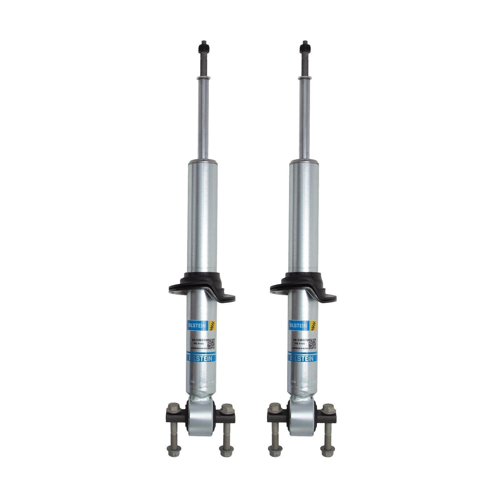 Bilstein B8 5100 Monotube Adjustable Shocks Front Pair w/0-2.5" lift 2021-2026 Ford F-150 4WD