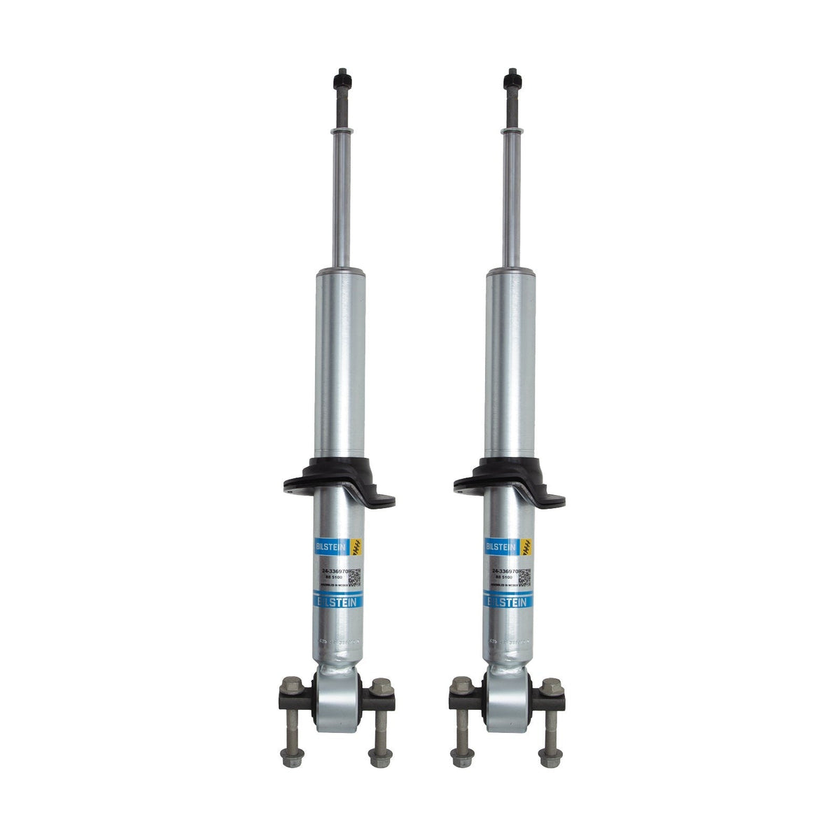 Bilstein B8 5100 Monotube Adjustable Shocks Front Pair w/0-2.5" lift 2021-2026 Ford F-150 4WD