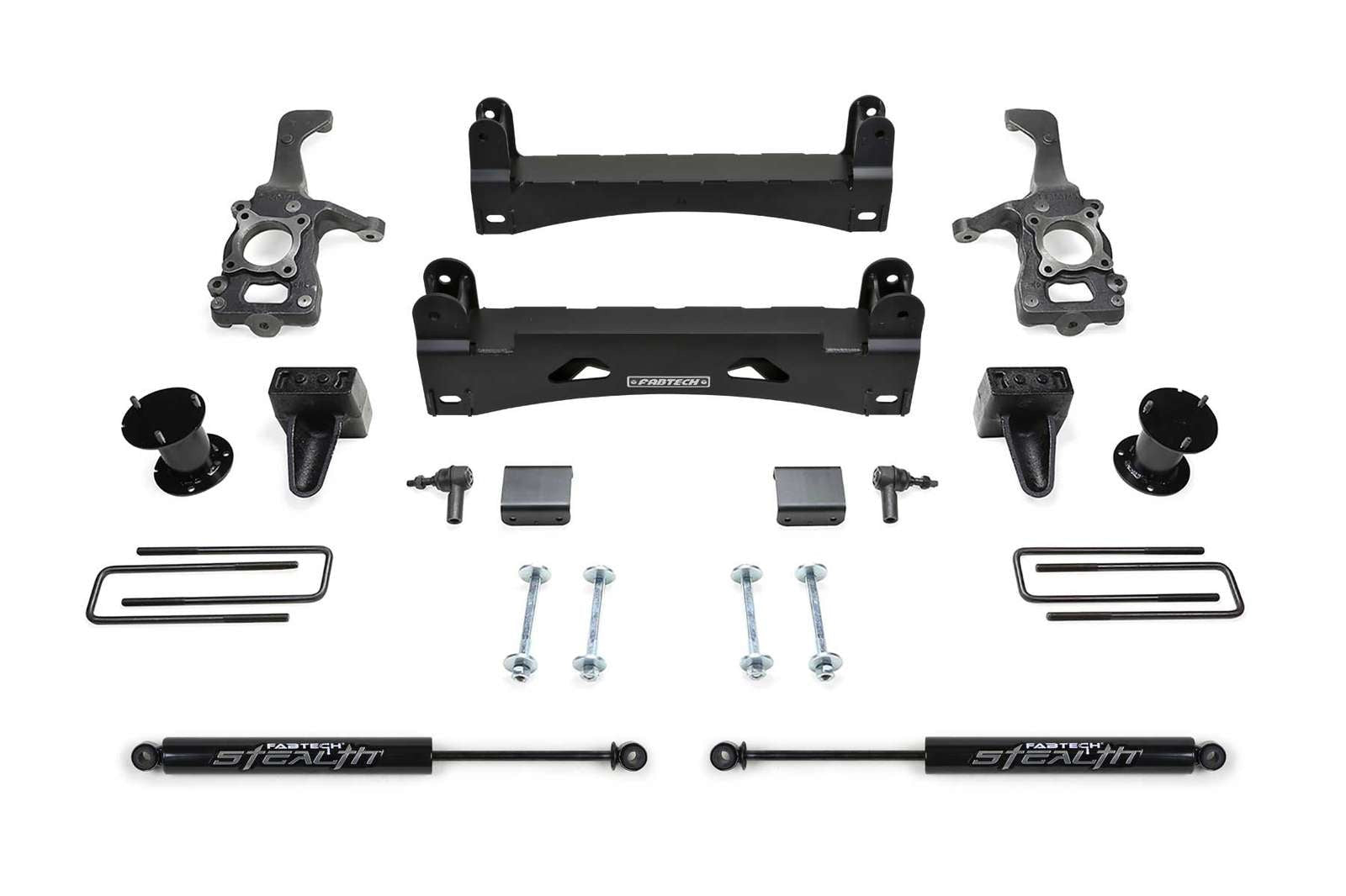 Fabtech 6" Basic System w/Rear Stealth Shocks Kit w/6" lift 2015-2020 Ford F-150 RWD