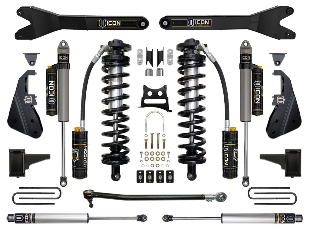 Icon 4-5.5" Coilover Conversion System Stage 5 Kit for 2017-2019 Ford F250 Super Duty 4WD
