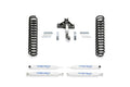 Fabtech 2.5" Budget Lift Kit w/Performance Shocks for 2017-2024 Ford F350 Super Duty 4WD w/2.5" lift