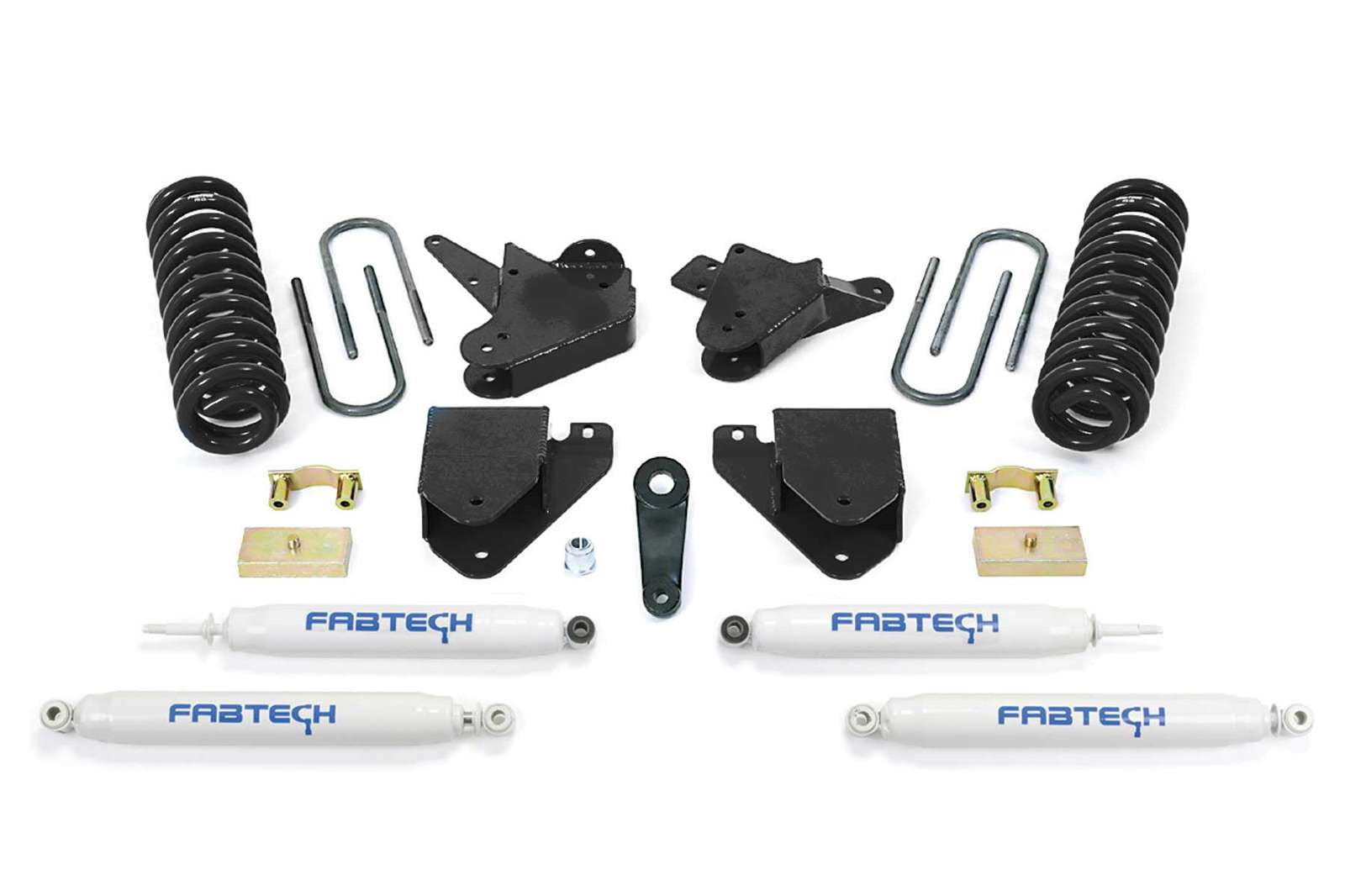 Fabtech 6" Basic System w/Performance Shocks Kit for 1999-2016 Ford F250 Super Duty RWD w/6" lift V8