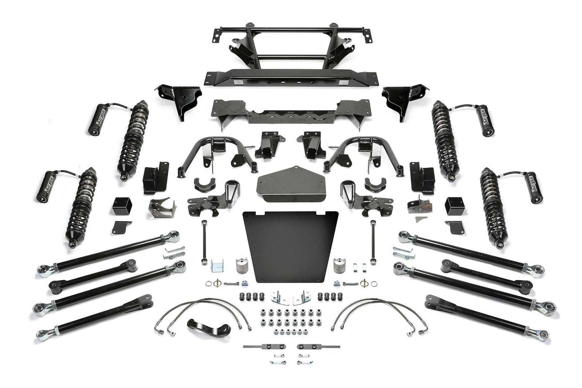 Fabtech 3" Crawler Coilover 2 System w/Dirt Logic 2.5 Coilovers w/Reservoir Kit for 2007-2018 Jeep Wrangler JK 4WD w/3" lift
