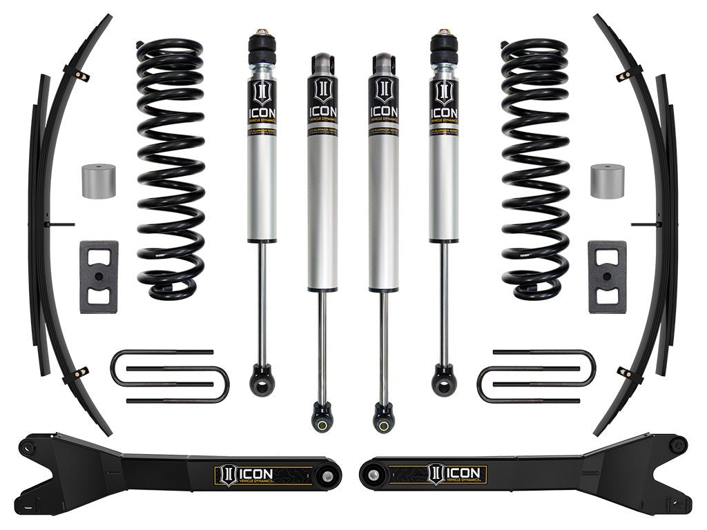 Icon 2.5" Stage 2 Suspension System w/Radius Arms + Expansion Pack Kit for 2023-2026 Ford F350 Super Duty Diesel