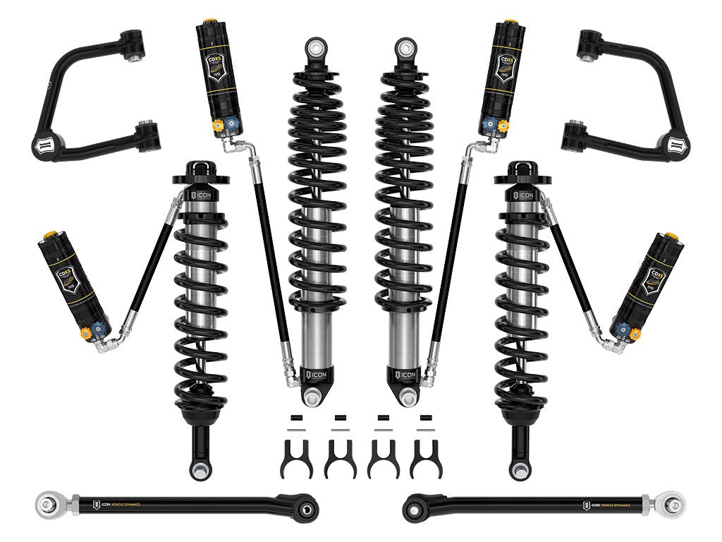Icon 3-4" Lift Stage 6 Suspension System CDCV Tubular Kit for 2021-2023 Ford Bronco