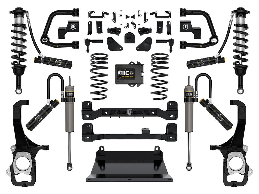 Icon 6" Stage 8 Suspension System w/Tubular UCA Kit for 2022-2024 Toyota Tundra Gas