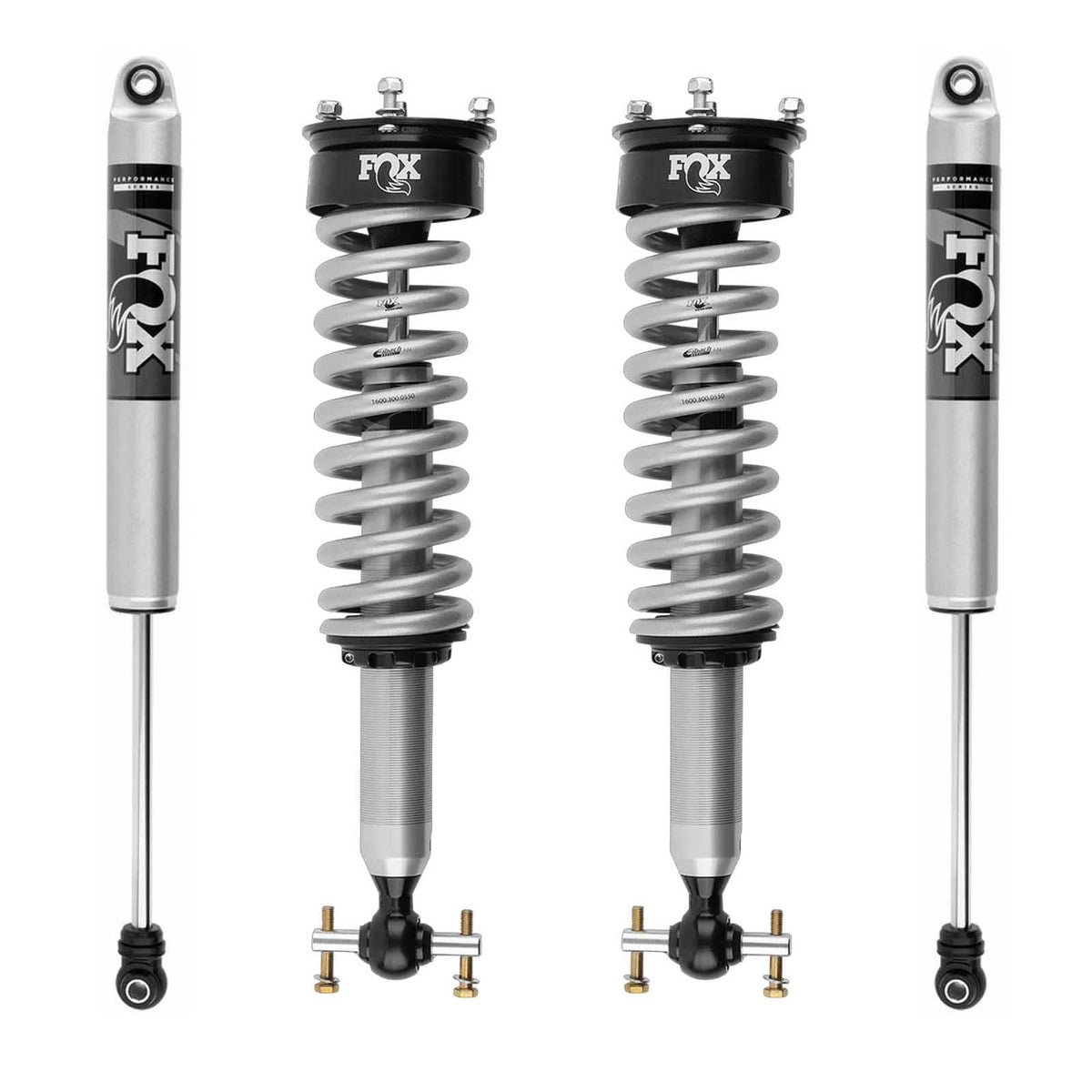Fox 2.0 Performance Series Set for 2019-2024 GMC Sierra 1500 4WD RWD w/2-3.5" lift