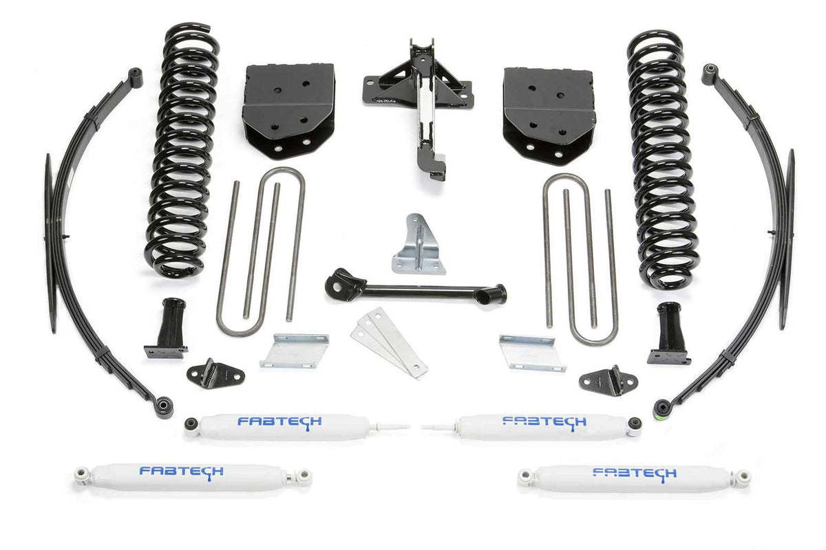 Fabtech 8" Basic System w/Performance Shocks Kit for 2008-2016 Ford F350 Super Duty 4WD w/8.0" lift
