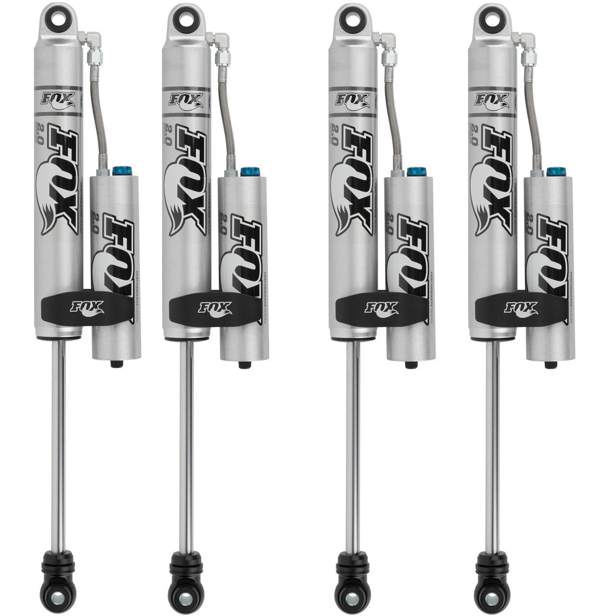 FOX Performance 2.0 Smooth Body Reservoir Adjustable Valving Shock Kit 0-1" Lift 985-26-102, 985-26-104