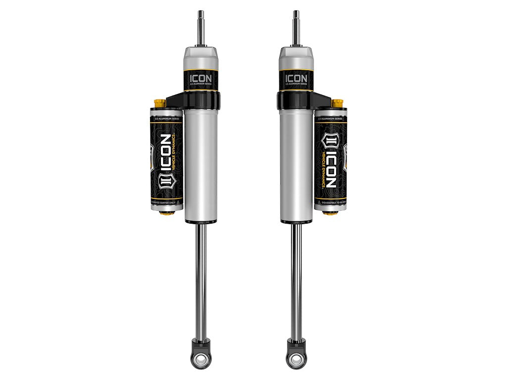 Icon 2.5 Piggyback Reservoir CDCV Shocks Pair for 2019-2022 Ram 1500 w/3" lift