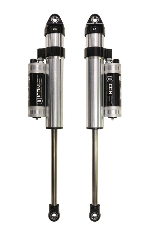 Icon 2.5 Piggyback Reservoir CDCV Shocks Pair w/1" lift 2004-2026 Ford F-150
