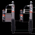 Fox 2.5 Performance Elite Adjustable w/ Remote Reservoir Shocks Rear Pair for 2024-2025 Toyota Tacoma 4WD RWD