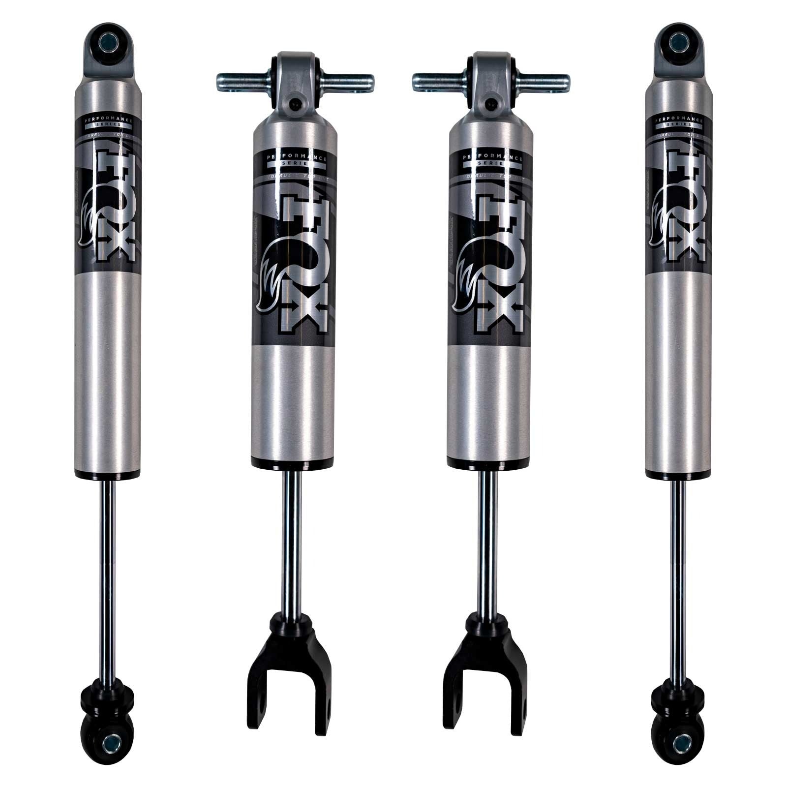Fox 2.5 Performance Series HTO Shocks Set for 2020-2026 GMC Sierra 3500 HD 4WD RWD
