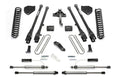 Fabtech 6" 4 Link System w/Front Dirt Logic 2.25 Reservoir Shocks & Rear 2.25 Shocks Kit for 2017-2024 Ford F250 Super Duty 4WD w/6" lift