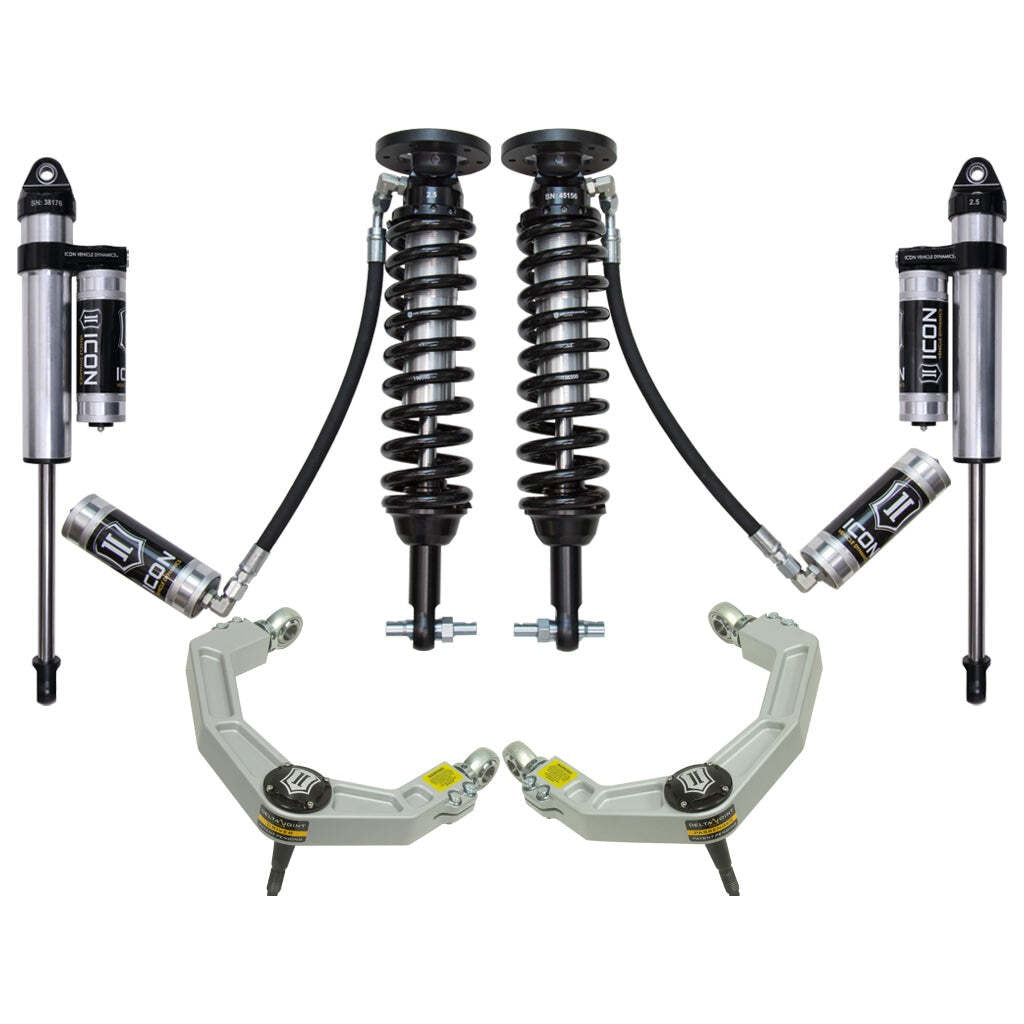 ICON K93094 Stage 4 Suspension System Billet UCA Ford F150 2WD 1.75-3" Lift
