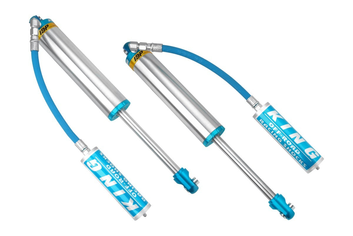 King Shocks 3.0 Performance Racing Smoothie w/Hose Remote Reservoir + Internal Bypass Shocks PR3010-SS-I