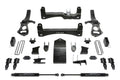 Fabtech 6" Basic System w/Rear Stealth Shocks Kit for 2019-2024 Chevrolet Silverado 1500 4WD w/6" lift
