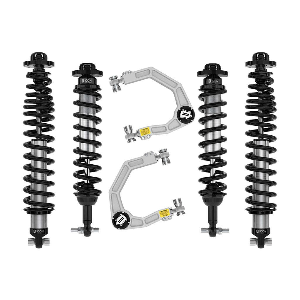 ICON K40003 Stage 3 Suspension System Billet UCA Ford Bronco Non-Sasquatch 3-4" Lift