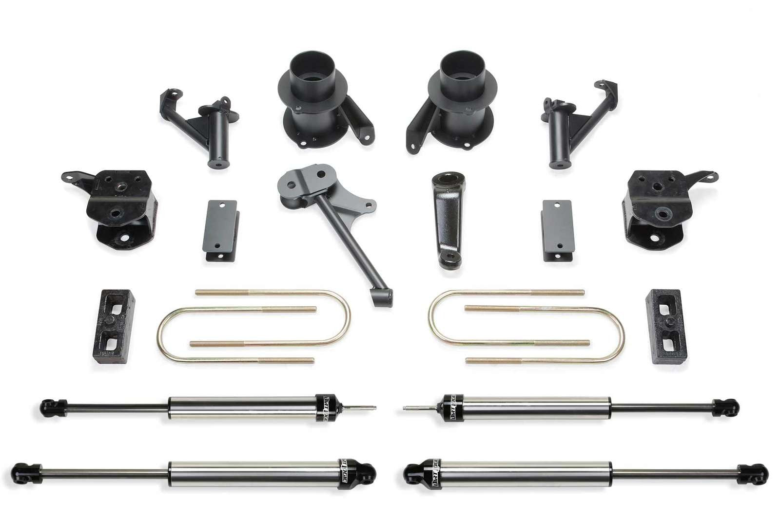 Fabtech 5" Basic System w/Coil Spacers & Dirt Logic Shocks Kit for 2010-2018 Ram 3500 4WD w/5" lift