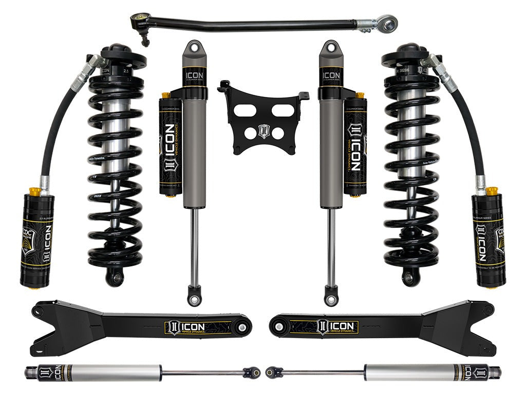 Icon 2.5-3" Stage 4 Coilover Conversion System w/Radius Arms Kit for 2023-2026 Ford F350 Super Duty Diesel