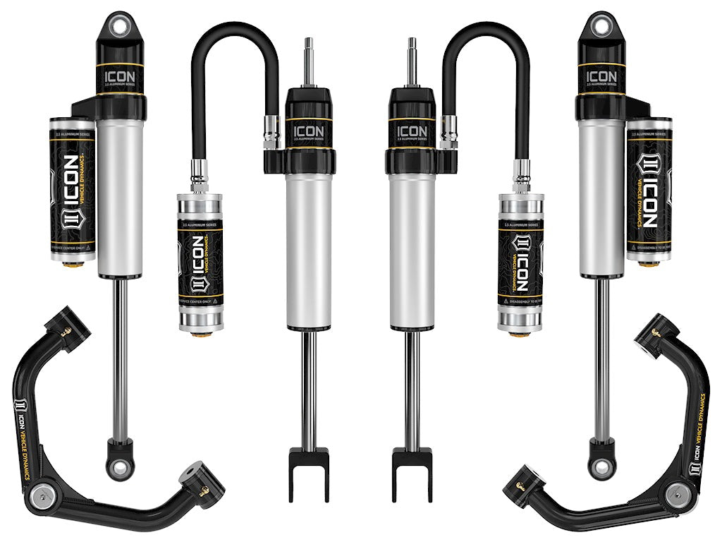 Icon 0-2" Suspension System Stage 2 Tubular Kit for 2020-2024 GMC Sierra 3500 HD 4WD RWD