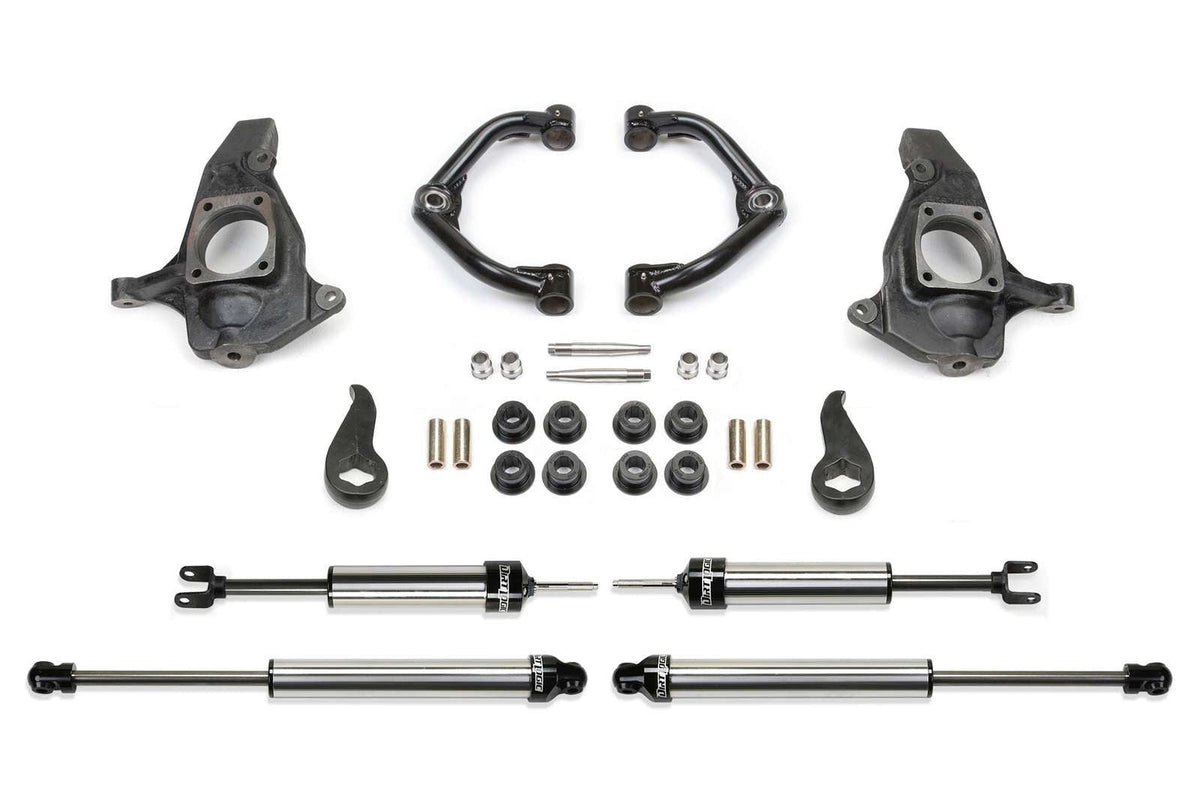 Fabtech 3.5" Uniball UCA Lift Kit w/Dirt Logic Shocks for 2011-2019 GMC Sierra 2500 HD 4WD RWD w/3.5" lift