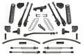 Fabtech 8" 4 Link System w/Front Dirt Logic 2.25 Reservoir Shocks & Rear 2.25 Shocks Kit for 2017-2024 Ford F250 Super Duty 4WD w/8.0" lift