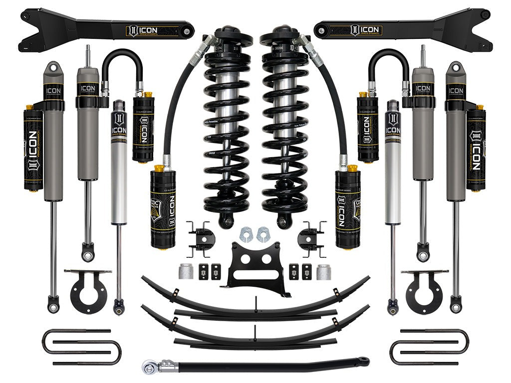 Icon 2.5-3" Stage 6 Coilover Conversion System w/Expansion Pack Kit for 2011-2016 Ford F250 Super Duty 4WD Diesel Extended Cab Pickup
