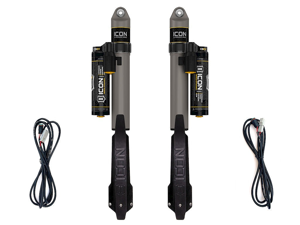 Icon 2.5 Piggyback Reservoir Shocks Rear Pair for 2020-2024 Jeep Gladiator