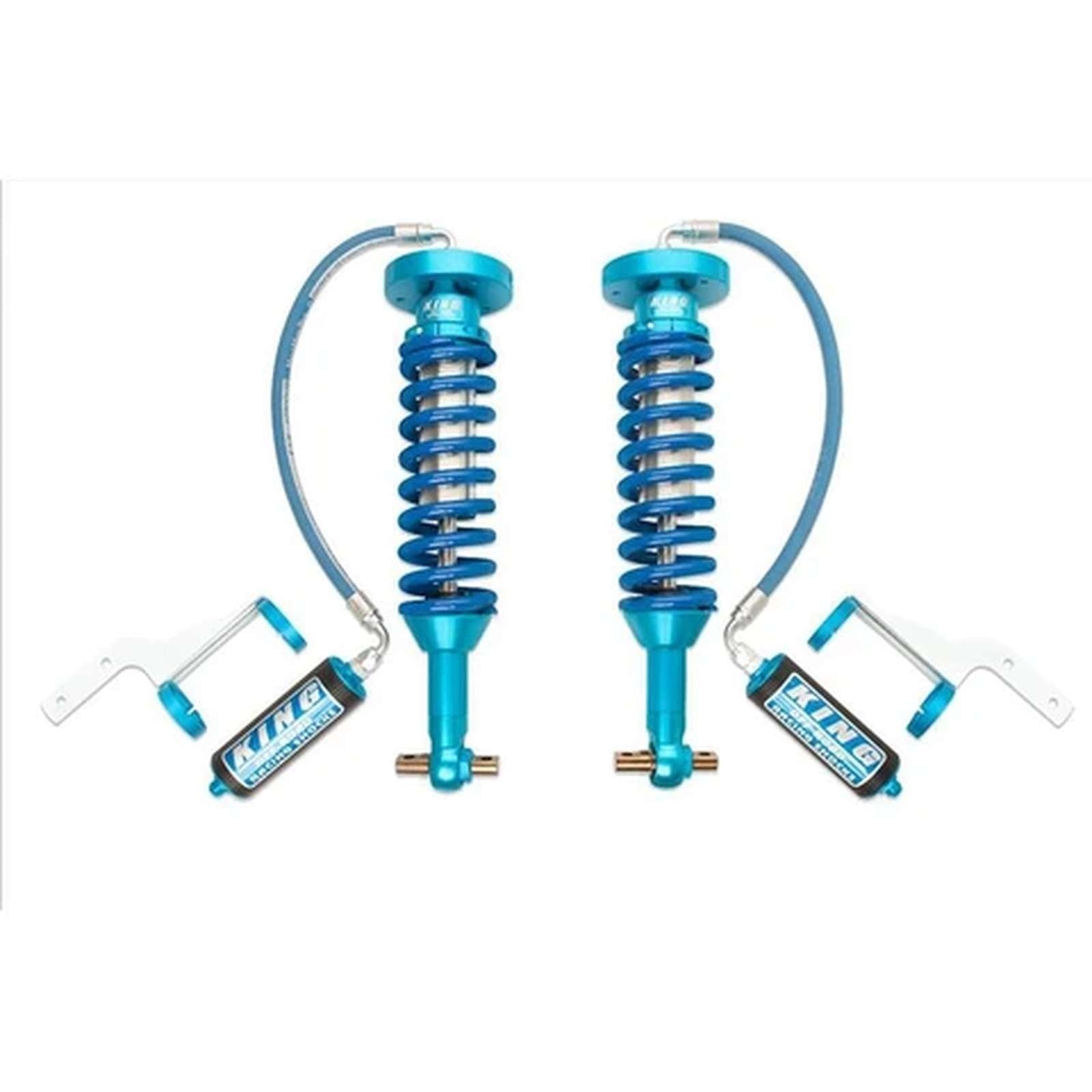 King Shocks 2.5 Performance Coilovers w/ Remote Reservoir Front Pair for 2014-2024 Ford Expedition 4WD w/0-3" lift