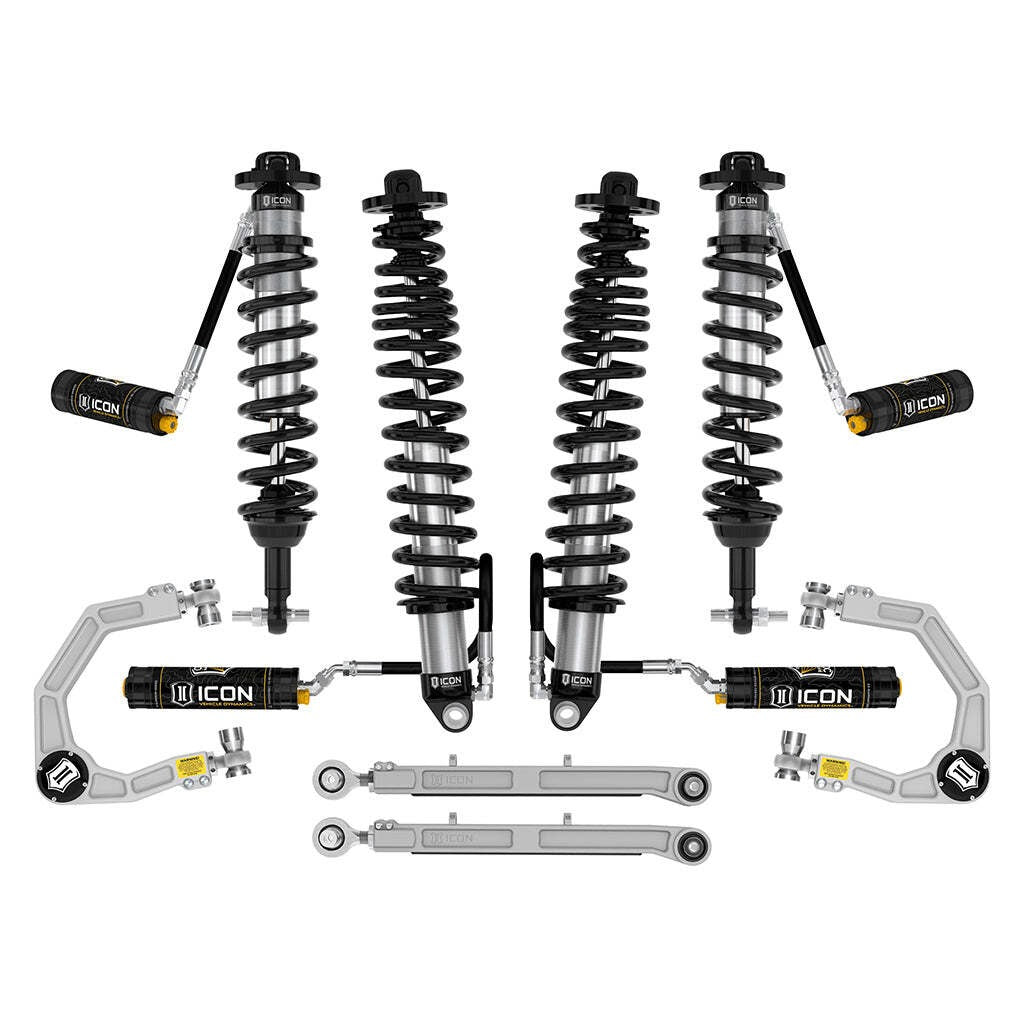 ICON K40016 Stage 6 Suspension System Billet UCA Ford Bronco Sasquatch 2-3" Lift