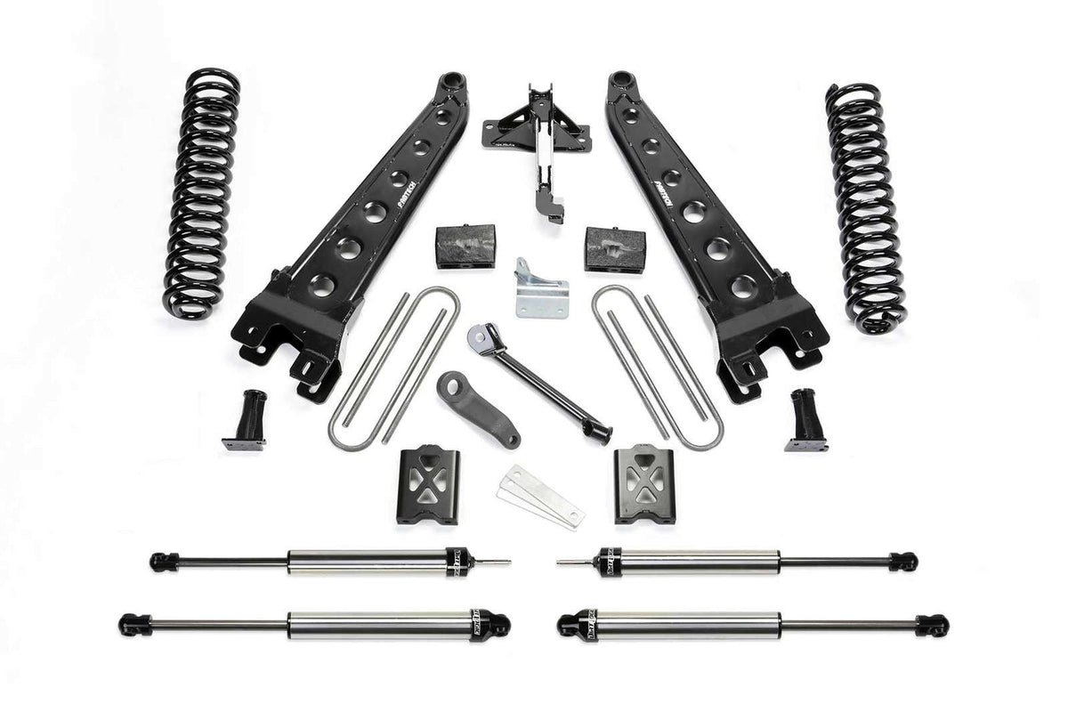 Fabtech 6" Radius Arm System w/Dirt Logic Shocks Kit for 1999-2004 Ford F350 Super Duty 4WD w/6" lift