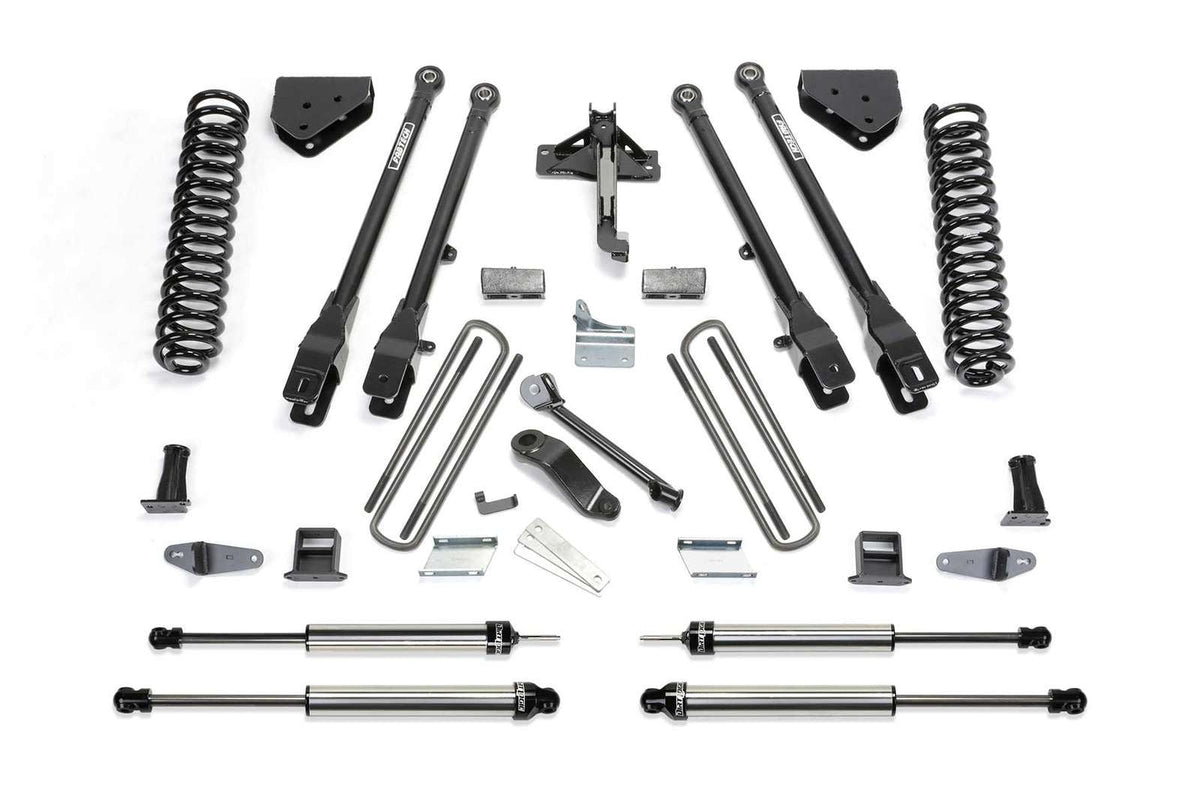 Fabtech 10" 4 Link System w/Dirt Logic Shocks Kit for 2008-2016 Ford F350 Super Duty 4WD
