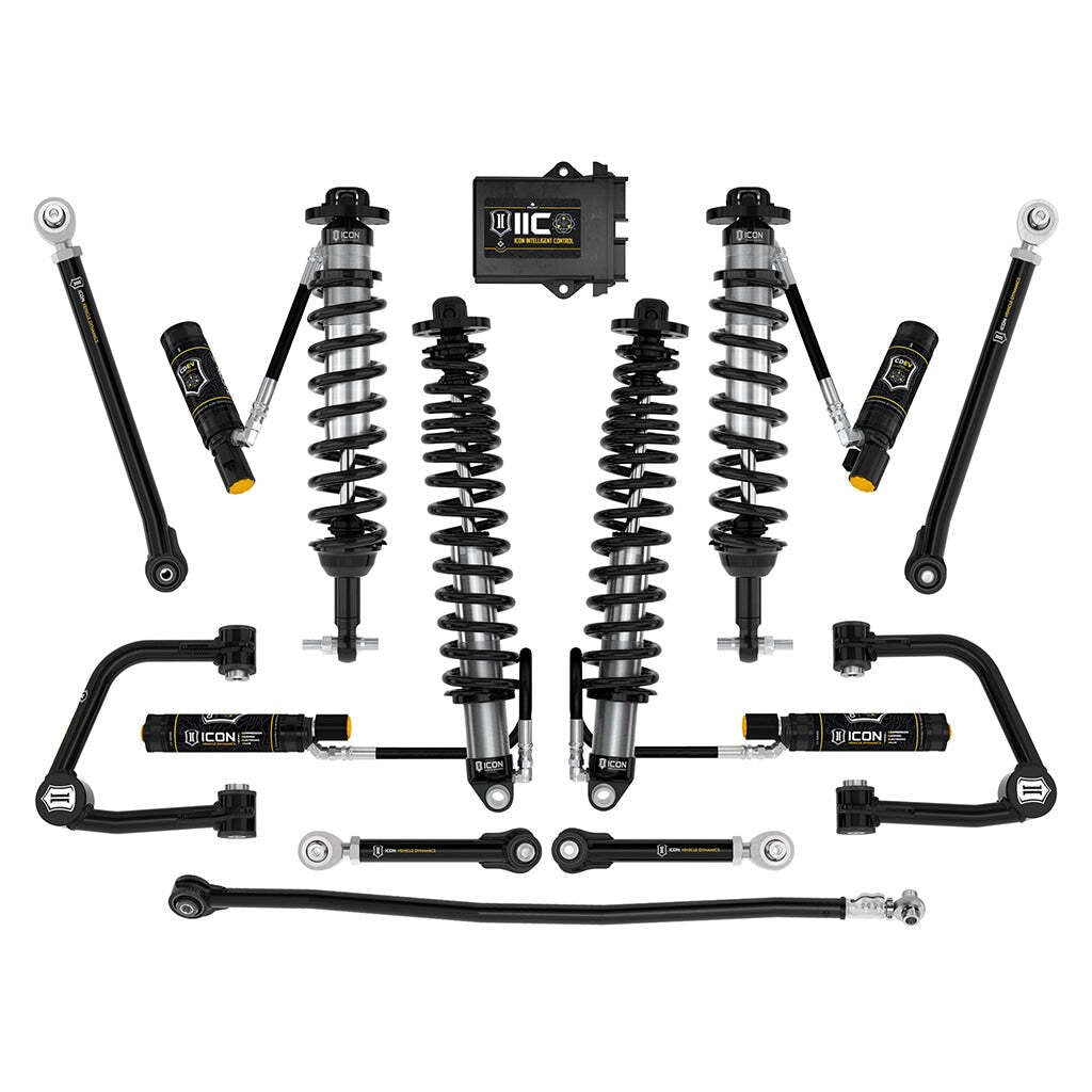 ICON K40018T Stage 8 Suspension System Tubular UCA Ford Bronco Sasquatch 2-3" Lift