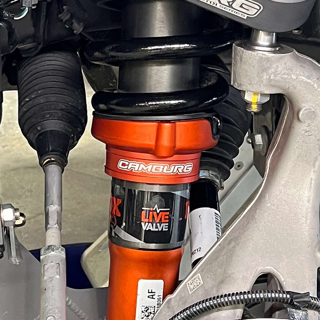 Camburg Ford Raptor '21-23 1" Front Spring Preload Spacer Kit (FOX Orange)