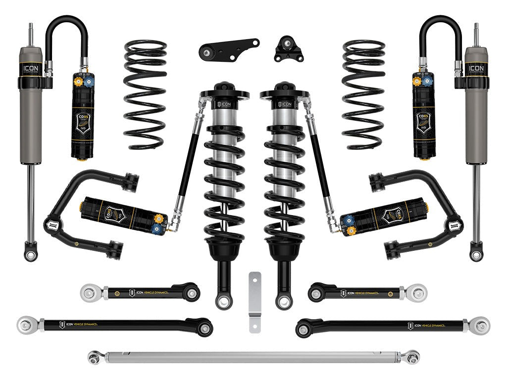 Icon 1.25-3" Lift Stage 9 Suspension System CDXS Tubular Kit for 2024-2025 Toyota Land Cruiser