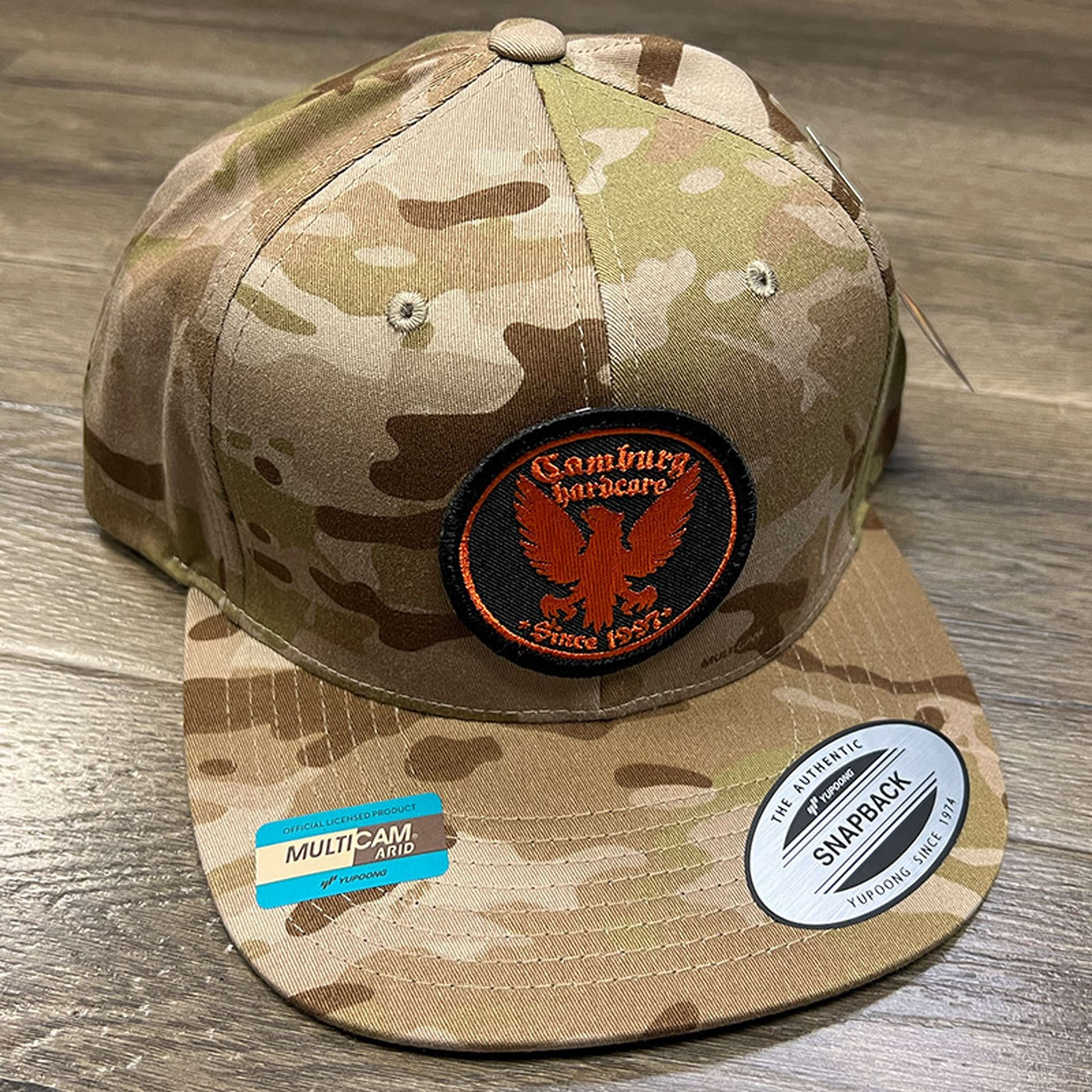Camburg Warbird Trucker Cloth Hat (Arid-Multicam | Orange)