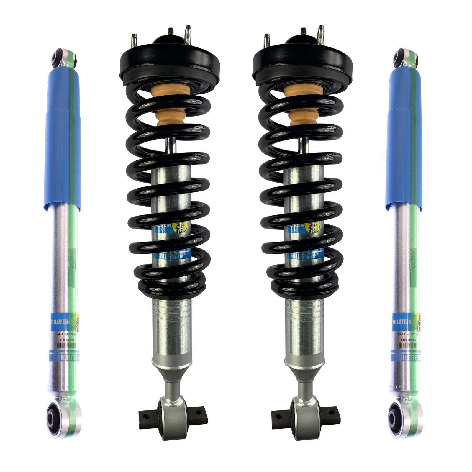 Bilstein 6112 Assembled & 5100/5160 Shocks Set for 2007-2013 Chevrolet Silverado 1500 4WD V8