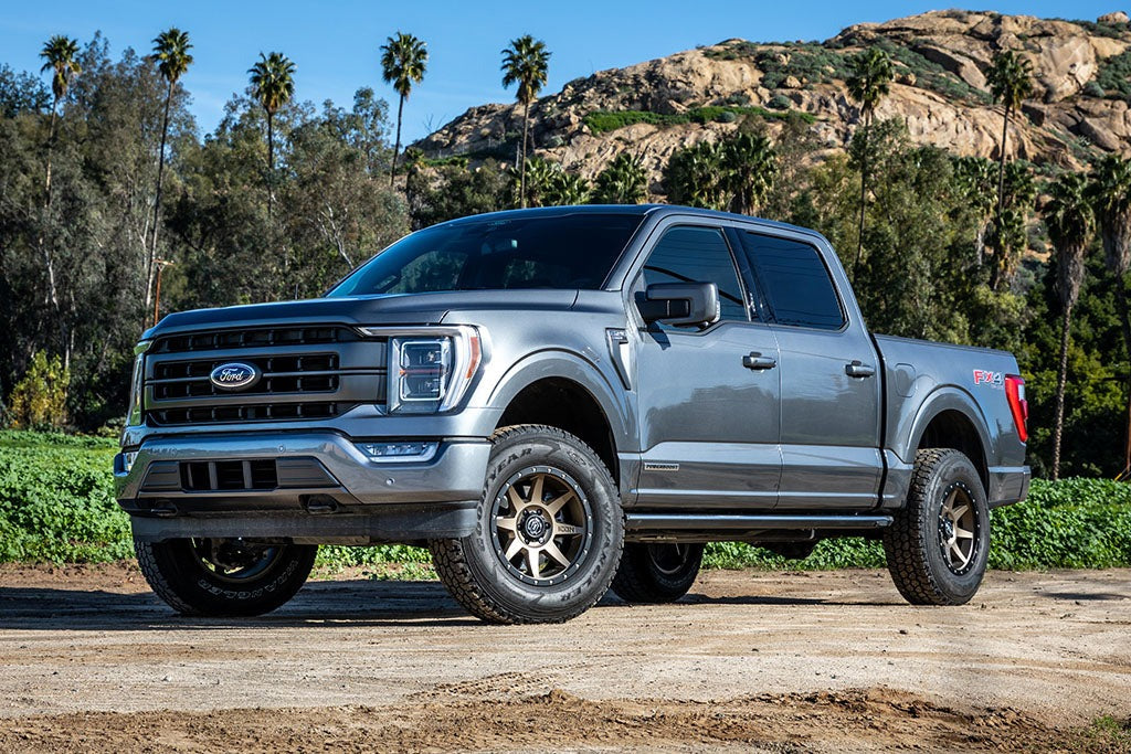 Icon 2.75-3.5" Stage 4 Suspension System CDXS Tubular Kit 2021-2026 Ford F-150 4WD Diesel