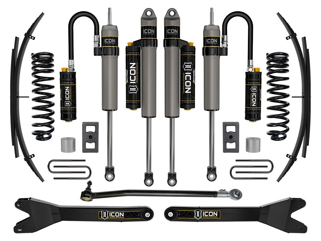 Icon 2.5" Stage 4 Suspension System w/Radius arm & Expansion Pack Kit for 2023-2025 Ford F250 Super Duty 4WD Gas