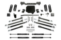 Fabtech 3" Crawler Lift Kit w/Stealth Shocks for 2020-2024 Jeep Gladiator 4WD w/3" lift