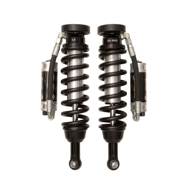Icon 2.5 Remote Reservoir Coilovers CDCV Front Pair for 2011-2018 Ford Ranger w/1-3" lift