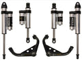 Icon 0-2" 2.5 Front CDCV Reservoir Shocks System w/ UCA Kit for 2011-2019 GMC Sierra 2500 HD 4WD RWD