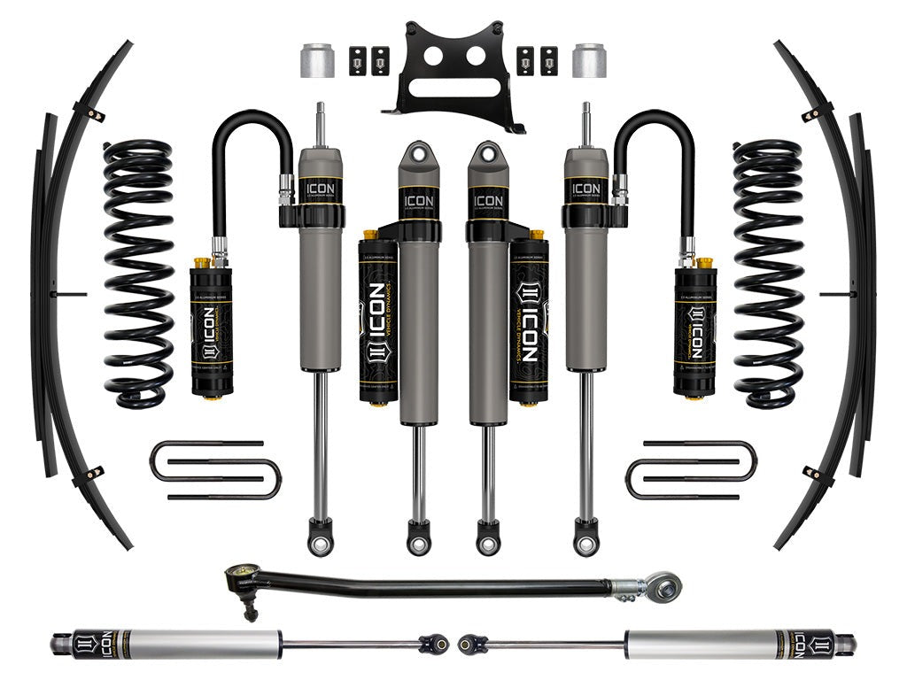 Icon 2.5" Stage 5 Suspension System w/Expansion Pack Kit for 2020-2022 Ford F250 Super Duty 4WD Diesel Extended Cab Pickup