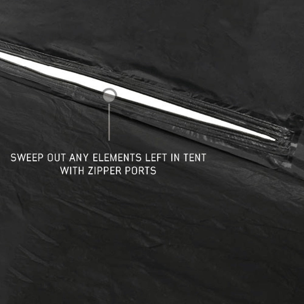Hub Centric Ground Tent - Black Body & Grey Rainfly
