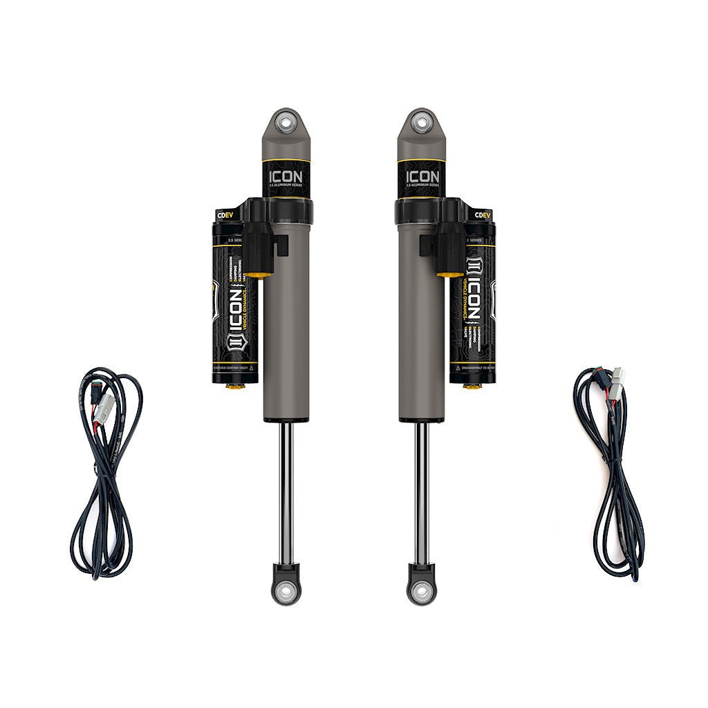 ICON 27726EP Jeep JL Wrangler 2.5" Lift Rear 2.5 VS Piggy/CDEV Shocks Pair
