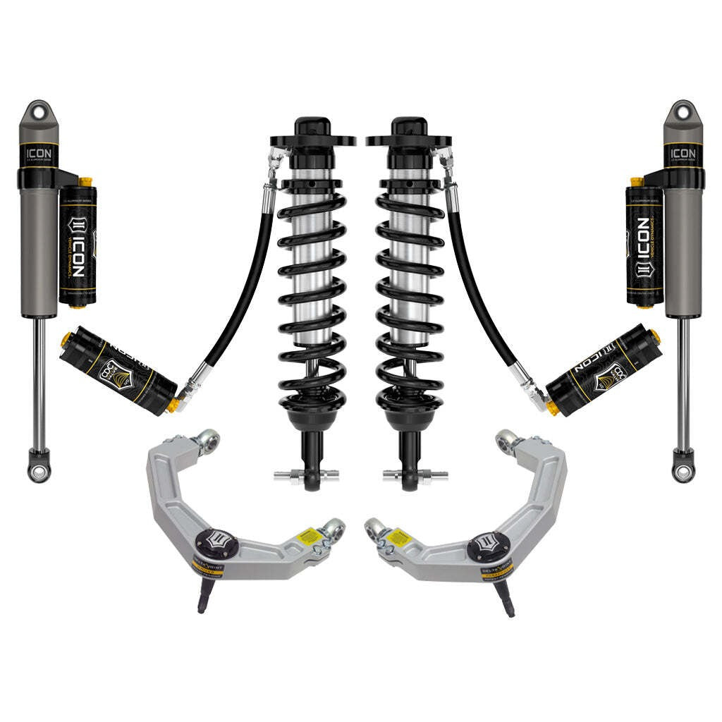 ICON K93115 Stage 5 Suspension System Billet UCA Ford F150 4WD 0-2.75" Lift