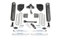 Fabtech 4" Basic System w/Performance Shocks Kit for 2017-2024 Ford F250 Super Duty 4WD w/4" lift