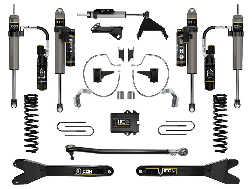 Icon 4.5" Stage 8 Suspension System w/Radius Arms Kit for 2023-2025 Ford F250 Super Duty Gas